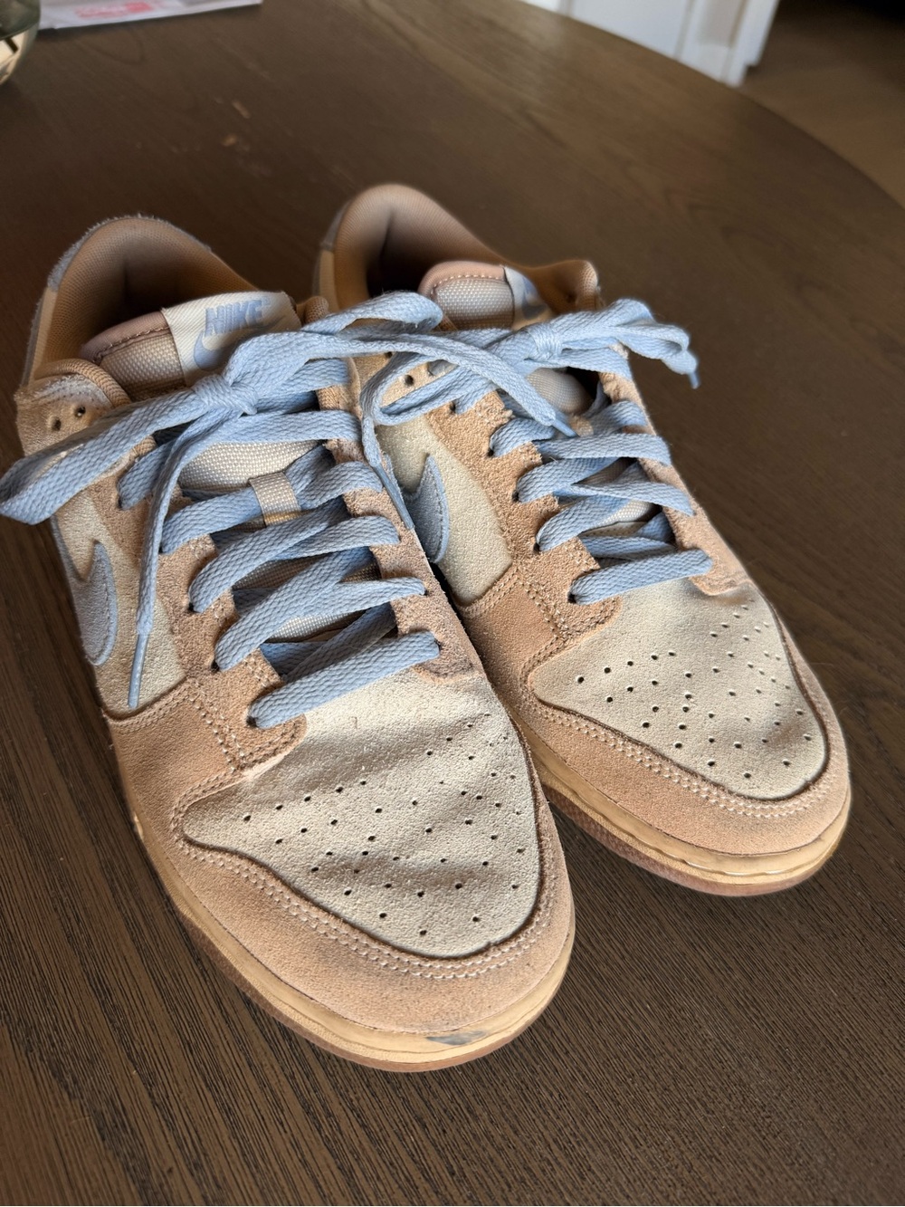 Nike Dunk Low "Sanddrift/Armory Blue" sneakers
